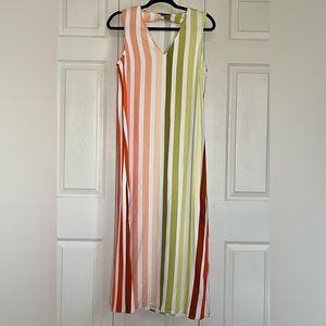 En Thread, Size S, maxi striped dress.
